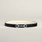 Lady Rider belt buckle & Reversible leather strap 24 mm